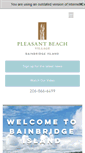 Mobile Screenshot of pleasantbeachvillage.com