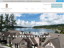 Tablet Screenshot of pleasantbeachvillage.com